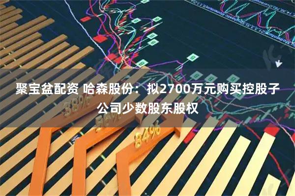 聚宝盆配资 哈森股份：拟2700万元购买控股子公司少数股东股权